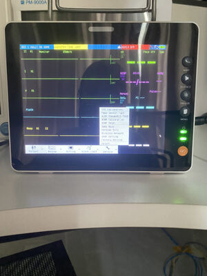 Monitor médico multiparámetro, monitor de paciente ECG de ambulancia de signos vitales para hospital