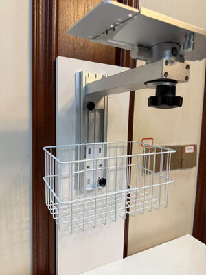 Alto ajustable de aleación de aluminio monitor del paciente soporte de montaje de pared soporte para uso en la sala del hospital