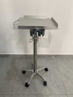Carro de monitoreo móvil carro médico de acero inoxidable carro de monitoreo de hospital para la venta