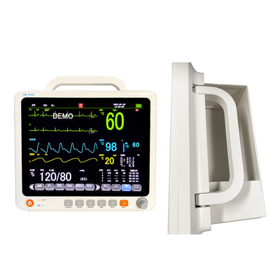 12 Inches Portable Monitoring Device Trolley ICU Multiparameter Vital Signs Monitor