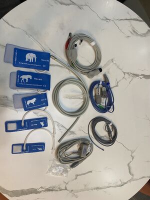 Portable Cardic Monitor for Hospital Use TFT Color Touch Screen Multiparameter Patient Monitor Animal Version