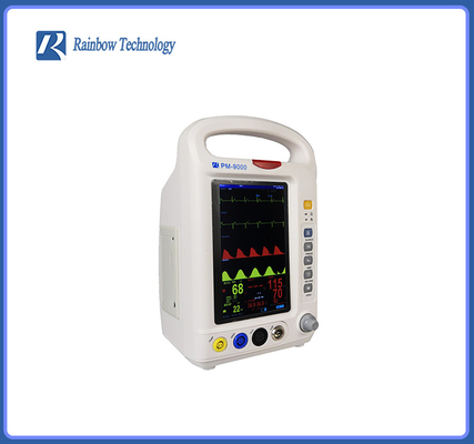 Vital Sign Patient Monitor médico 6 parámetros cabecera de 7 pulgadas para el hospital