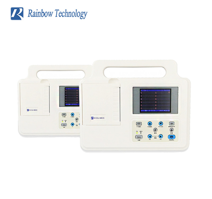 Máquina de ecg con análisis portátil 12 Leads Electrocardiograma Máquina de ecg