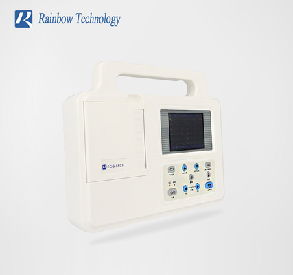 Máquina de ecg con análisis portátil 12 Leads Electrocardiograma Máquina de ecg