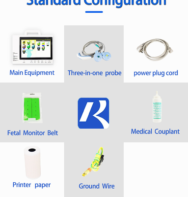 El servicio maternal fetal portátil de la garantía del comercio del monitor del monitor CTG proporcionó